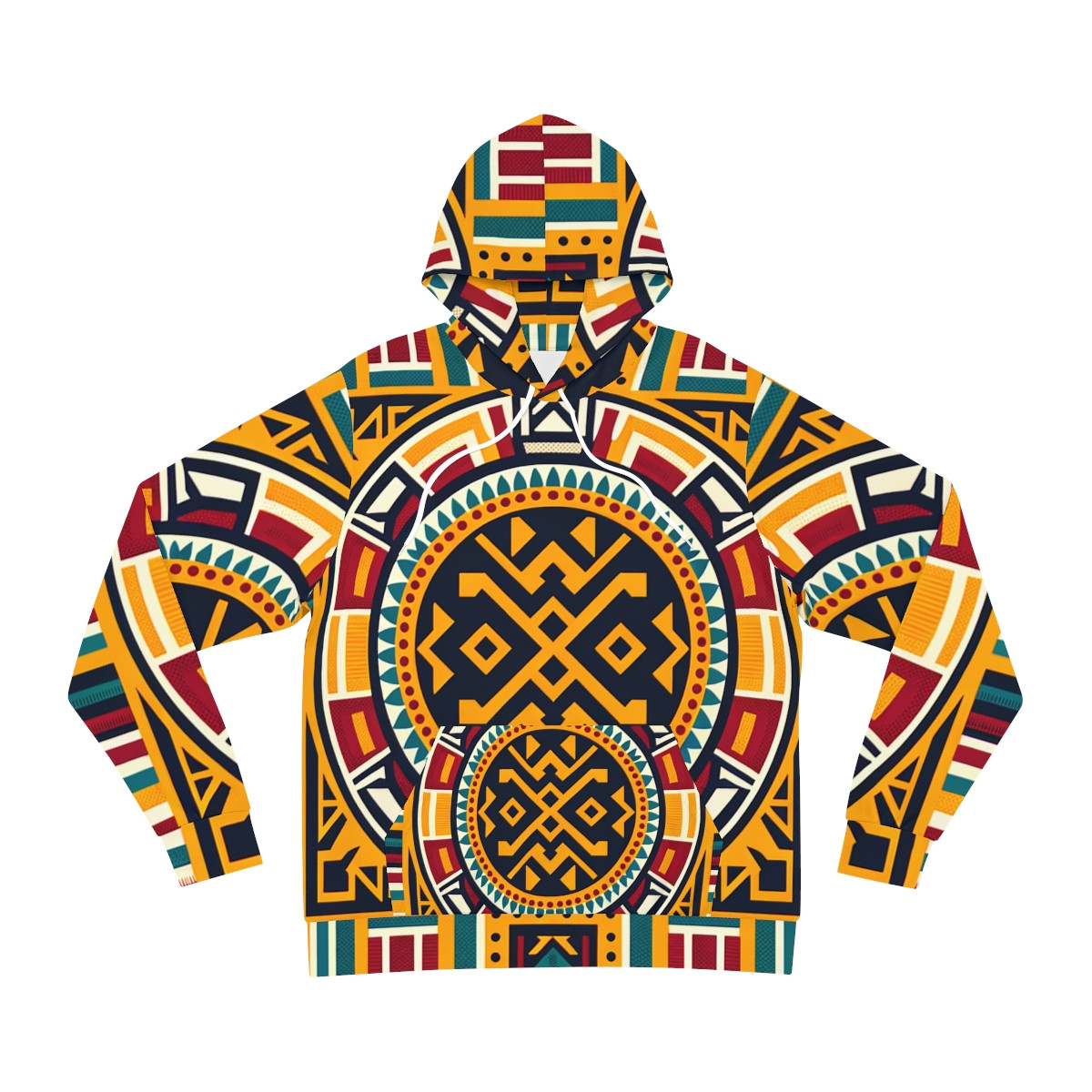 "Kente Kaleidoscope Unisex Hoodie"