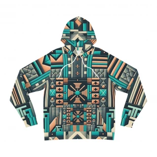 "AfroElegance Kente Unity Hoodie"