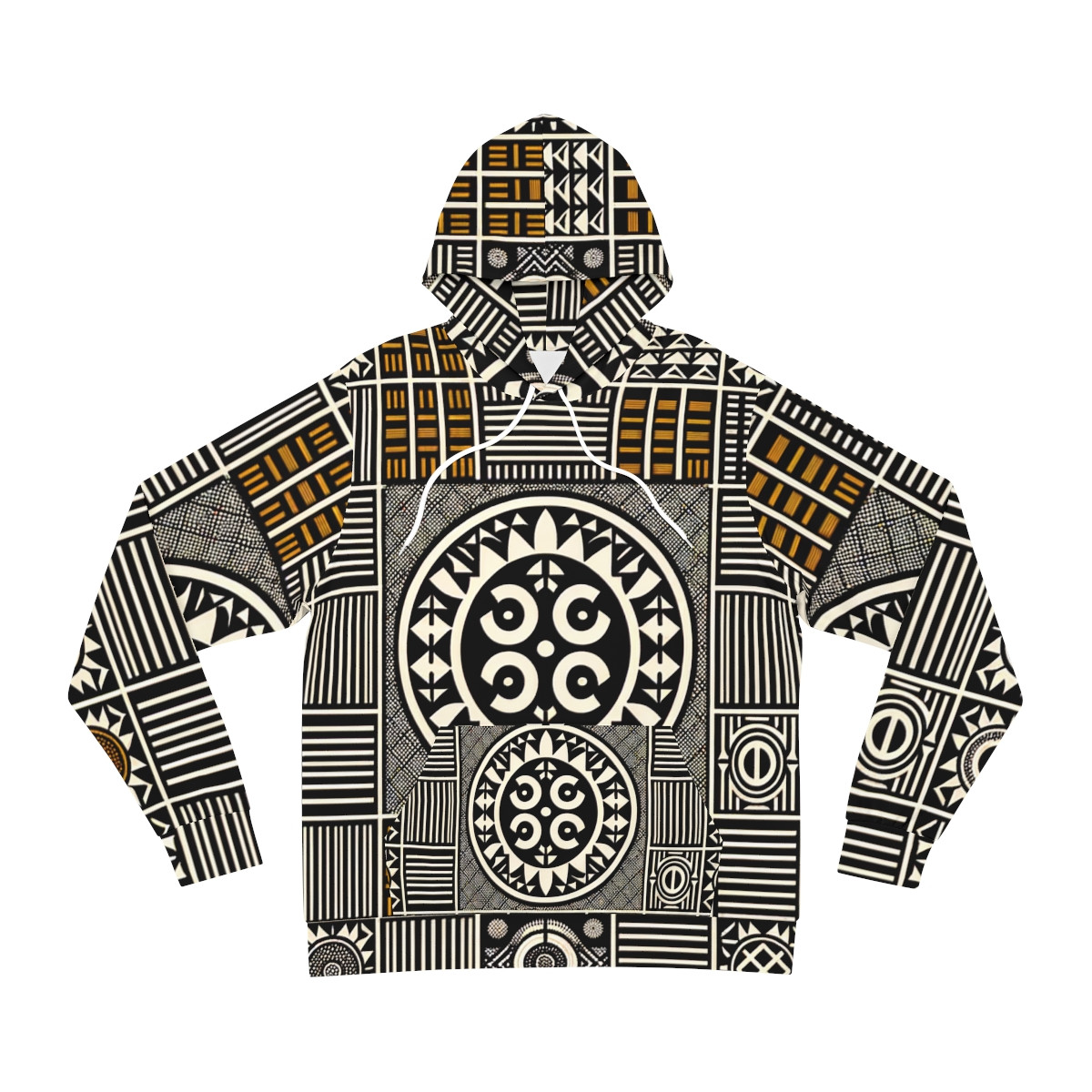 "Kente Kaleidoscope Unisex Fashion Hoodie"