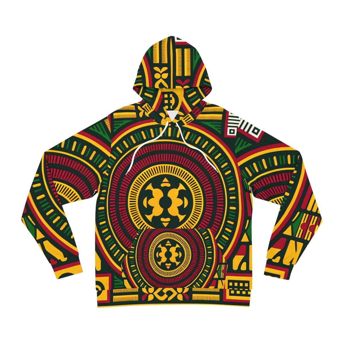 "Kente Kaleidoscope Unisex Fashion Hoodie"