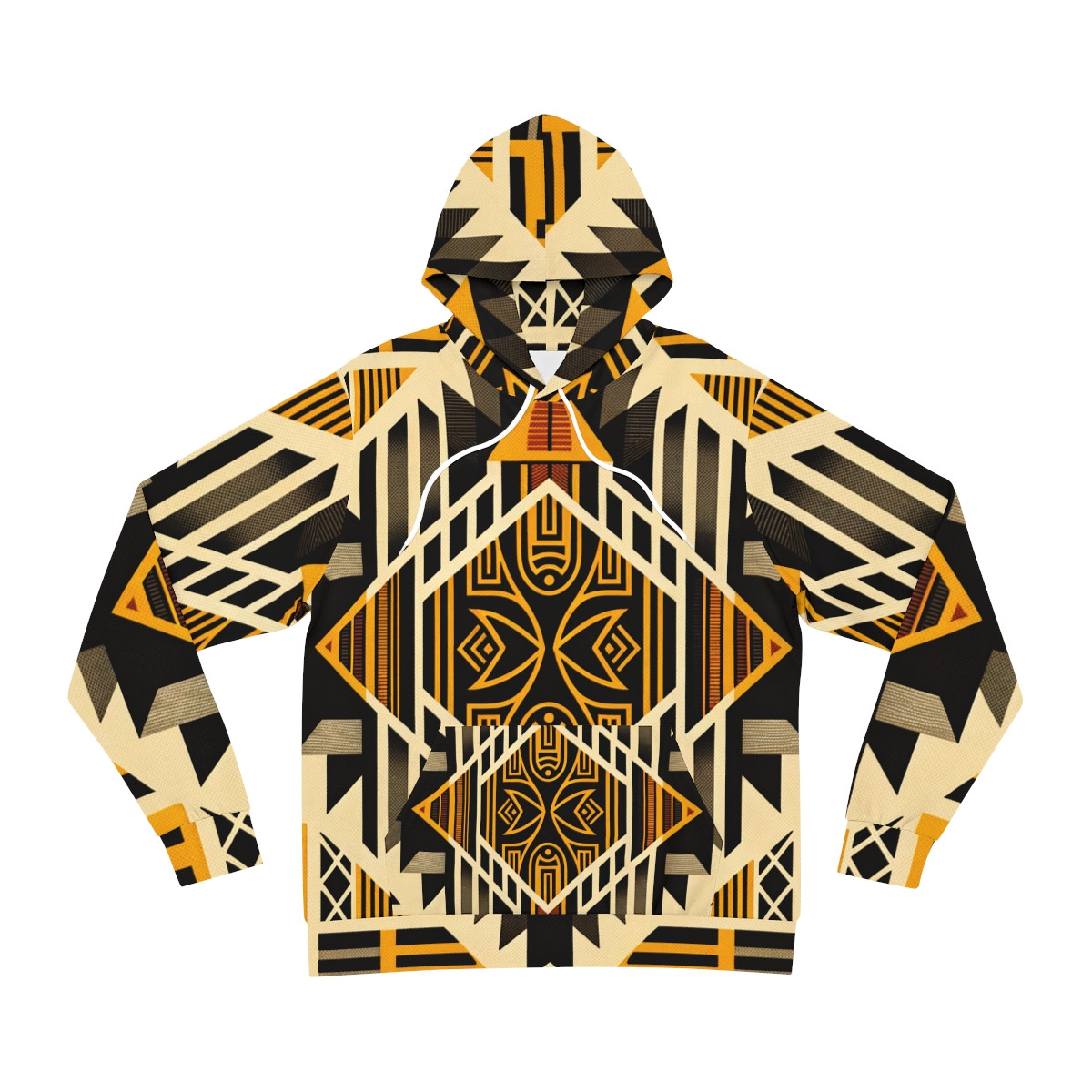 "AfroFusion Kente-Kaleidoscope Unisex Fashion Hoodie"