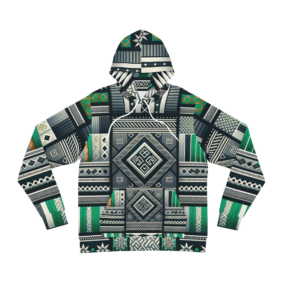 African Symphony Unisex Kente Hoodie