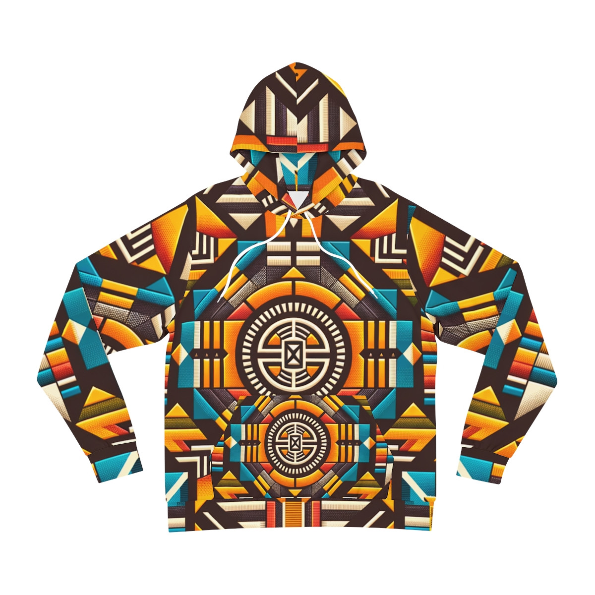 "Kente Kaleidoscope Unisex Hoodie"
