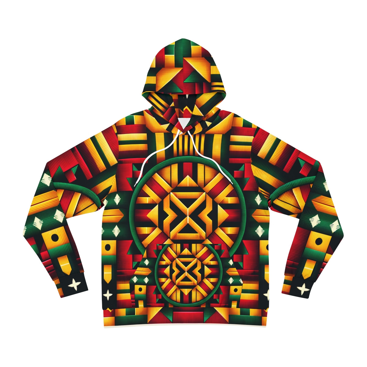"AfroFusion Kente Couture Hoodie"