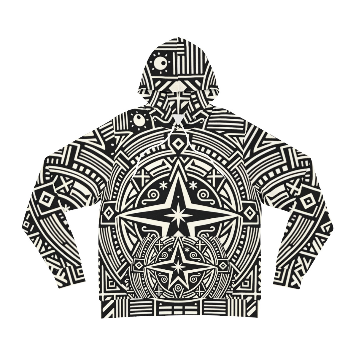 "Kente Kaleidoscope Unisex Hoodie"