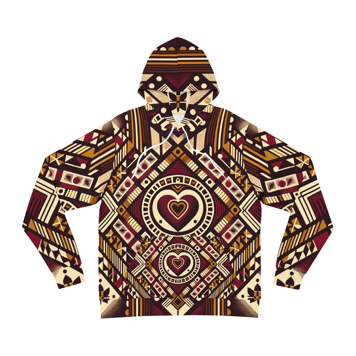 "AfroFusion Kente Kaleidoscope Unisex Hoodie"