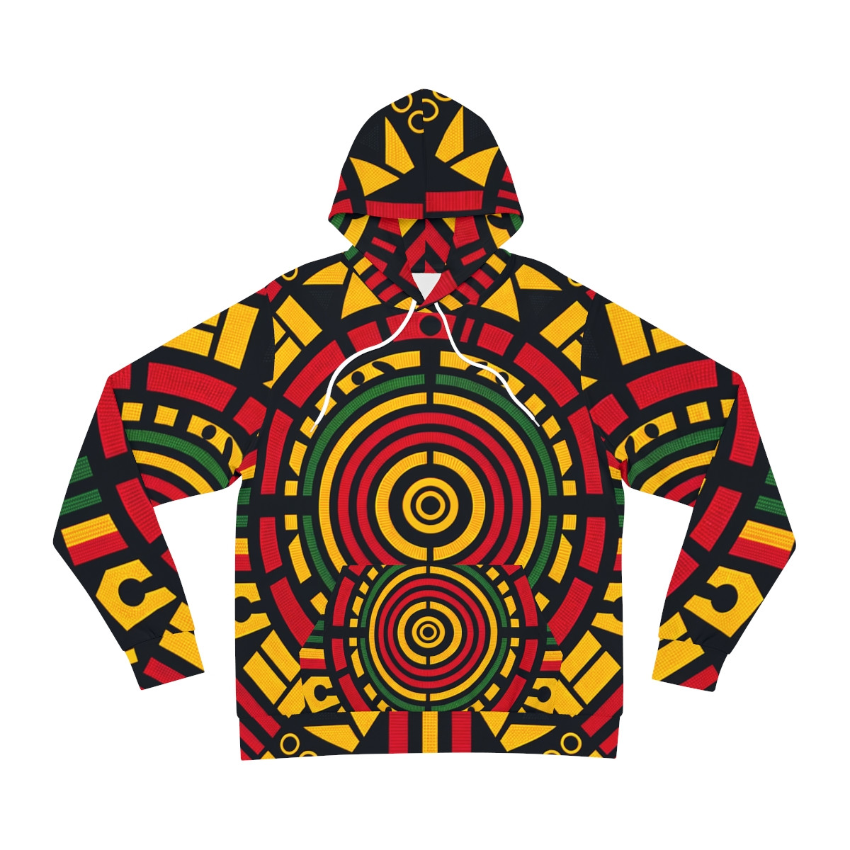 "AfroFusion Kente Cosmopolitan Hoodie"