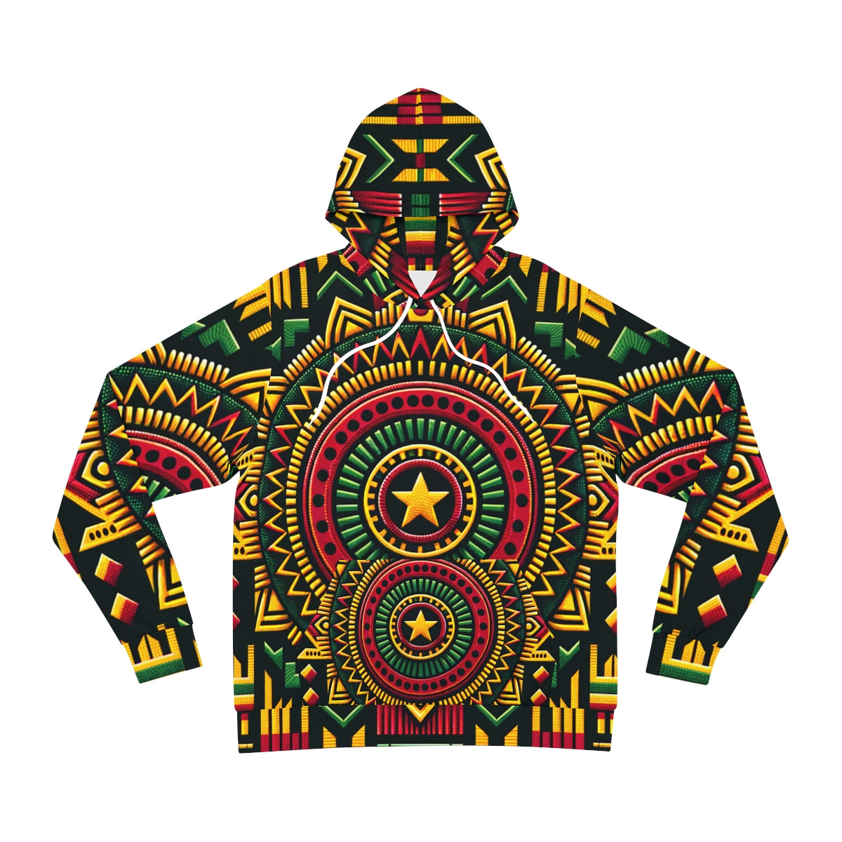 "Heritage Fusion Kente Unisex Hoodie"