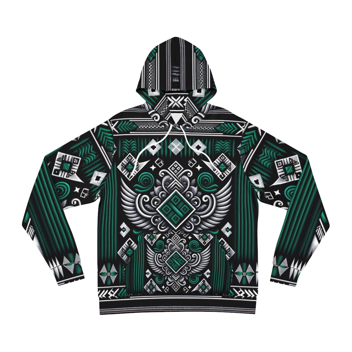 "AfroFusion Vibes Kente Unisex Hoodie"
