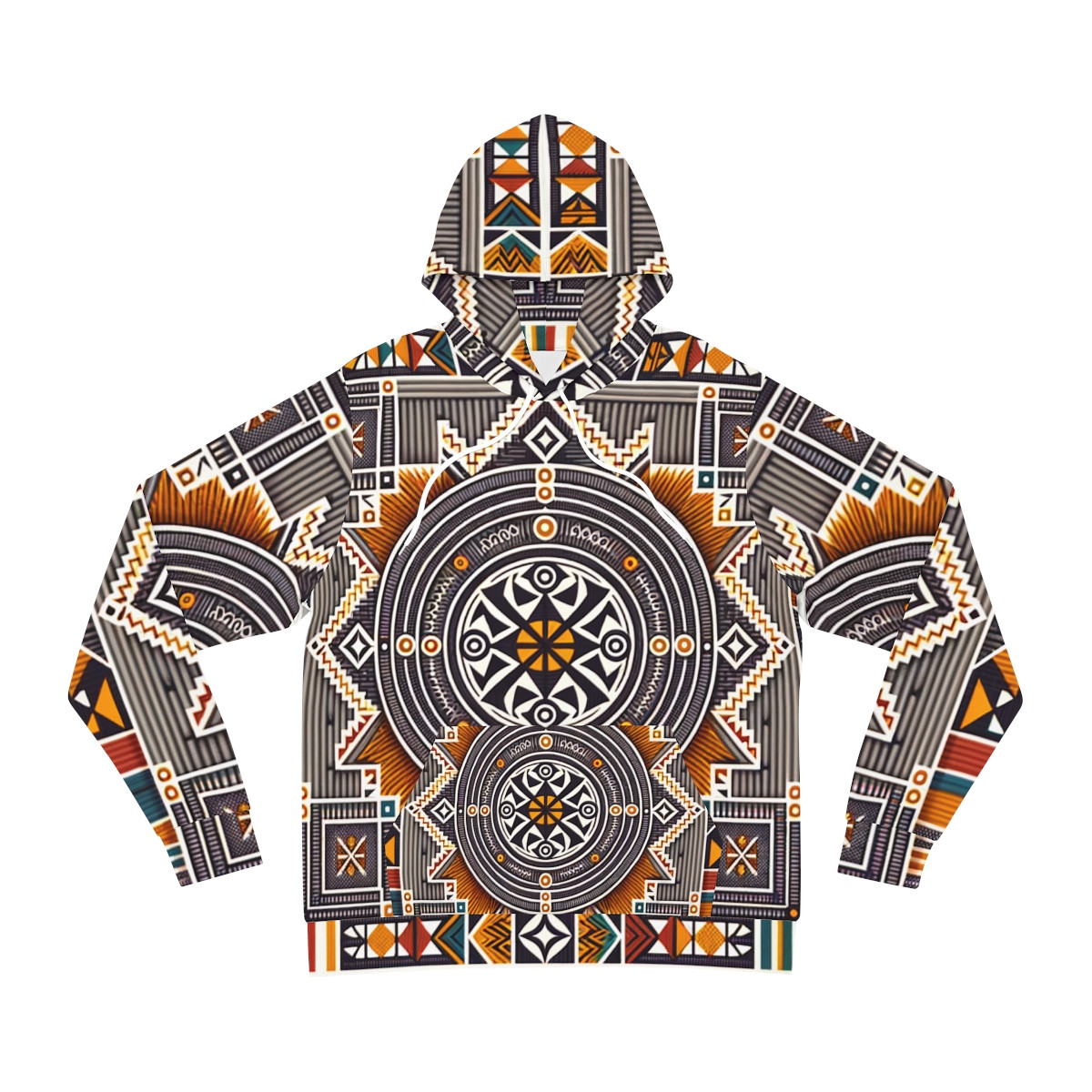 "African Majesty UniFusion Kente Hoodie"