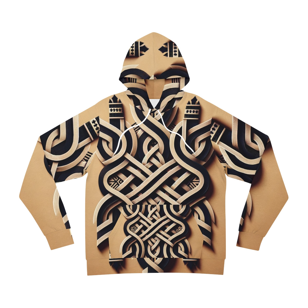 "Kente Kaleidoscope Unisex Fashion Hoodie"