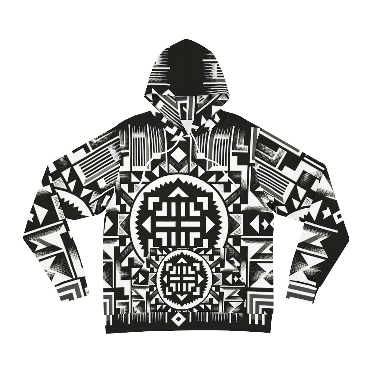 "AfroCouture Kente Fusion Unisex Hoodie"