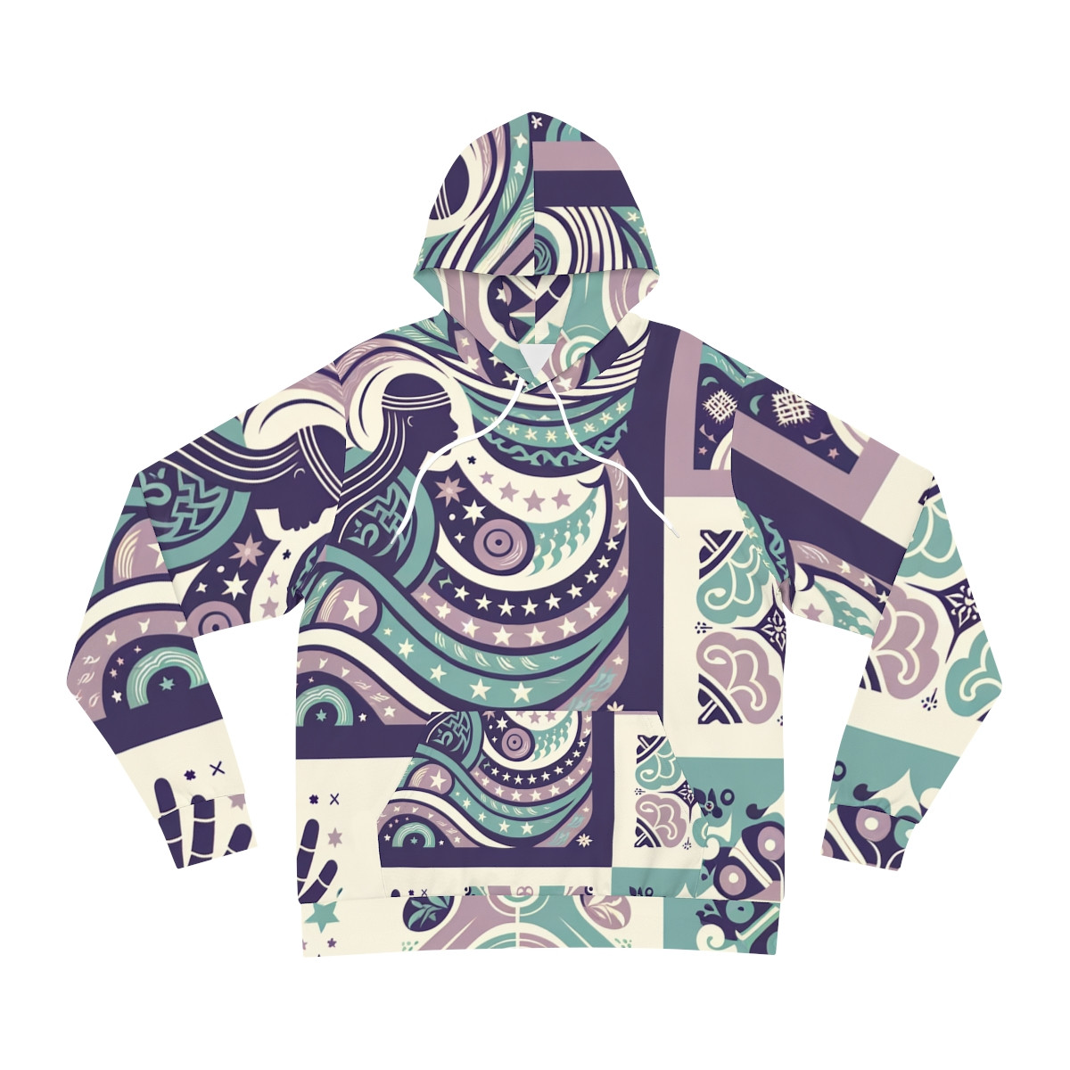"AfroFusion Kente Splendor Unisex Hoodie"
