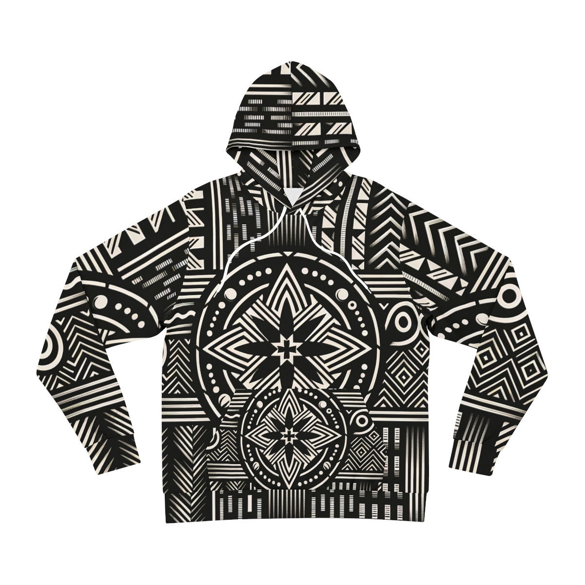 "AfroFusion Kente-Kaleidoscope Unisex Hoodie"