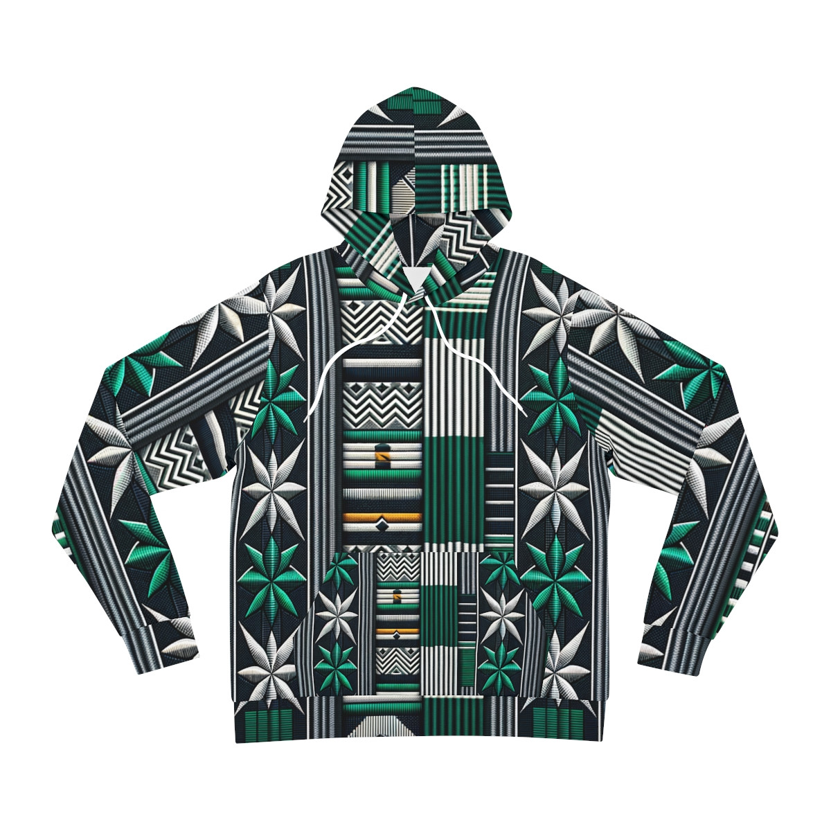 "Global Tapestry Unisex Kente Hoodie"