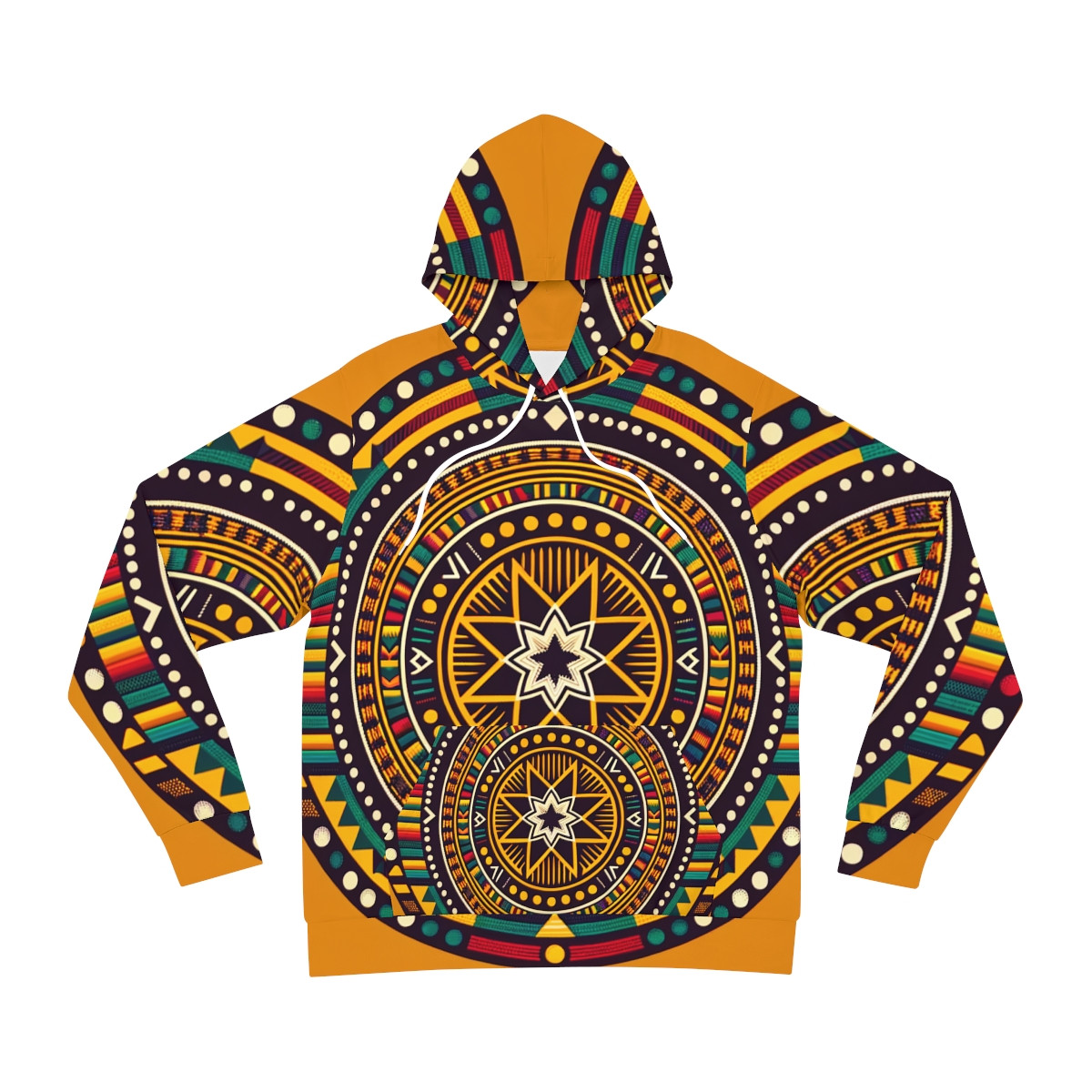 "Kente Kaleidoscope Unisex Fashion Hoodie"