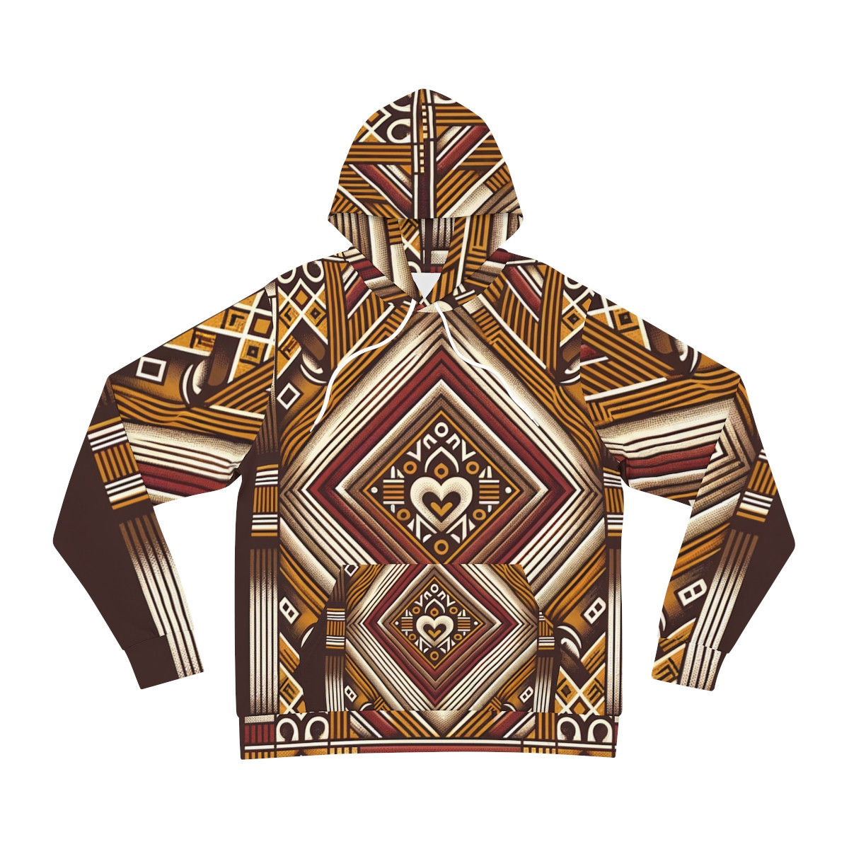 "Global Fusion Kente Culture Hoodie"