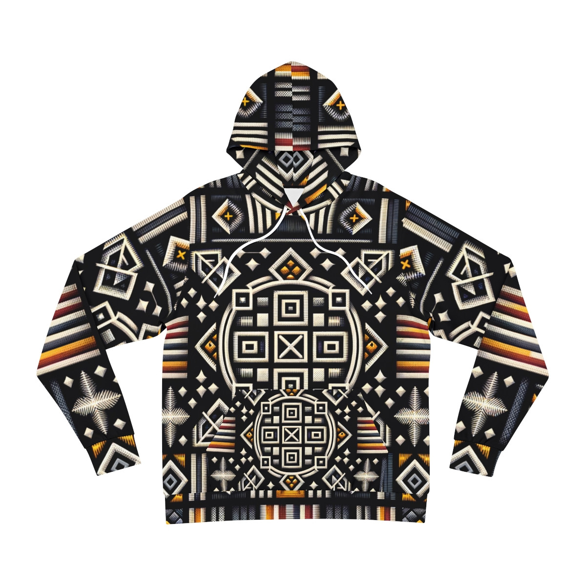 "Heritage Fusion Kente Unisex Hoodie"