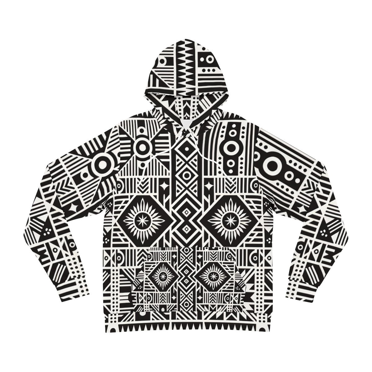 "Kente Kaleidoscope Unisex Fashion Hoodie"
