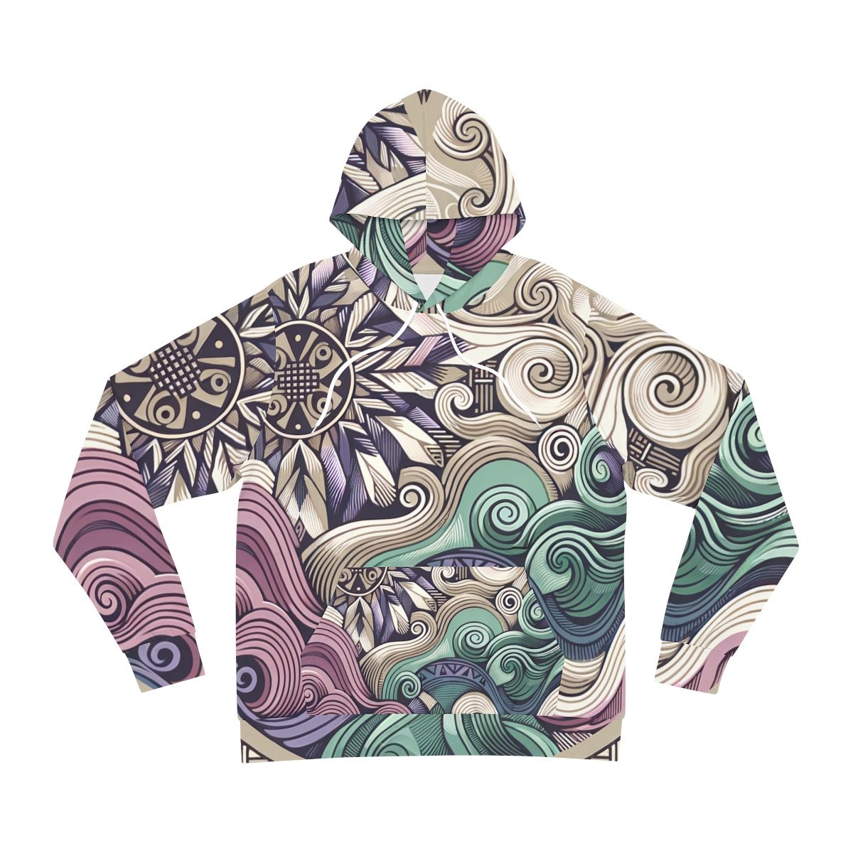 "Kente Kingdom Unisex Fusion Hoodie"