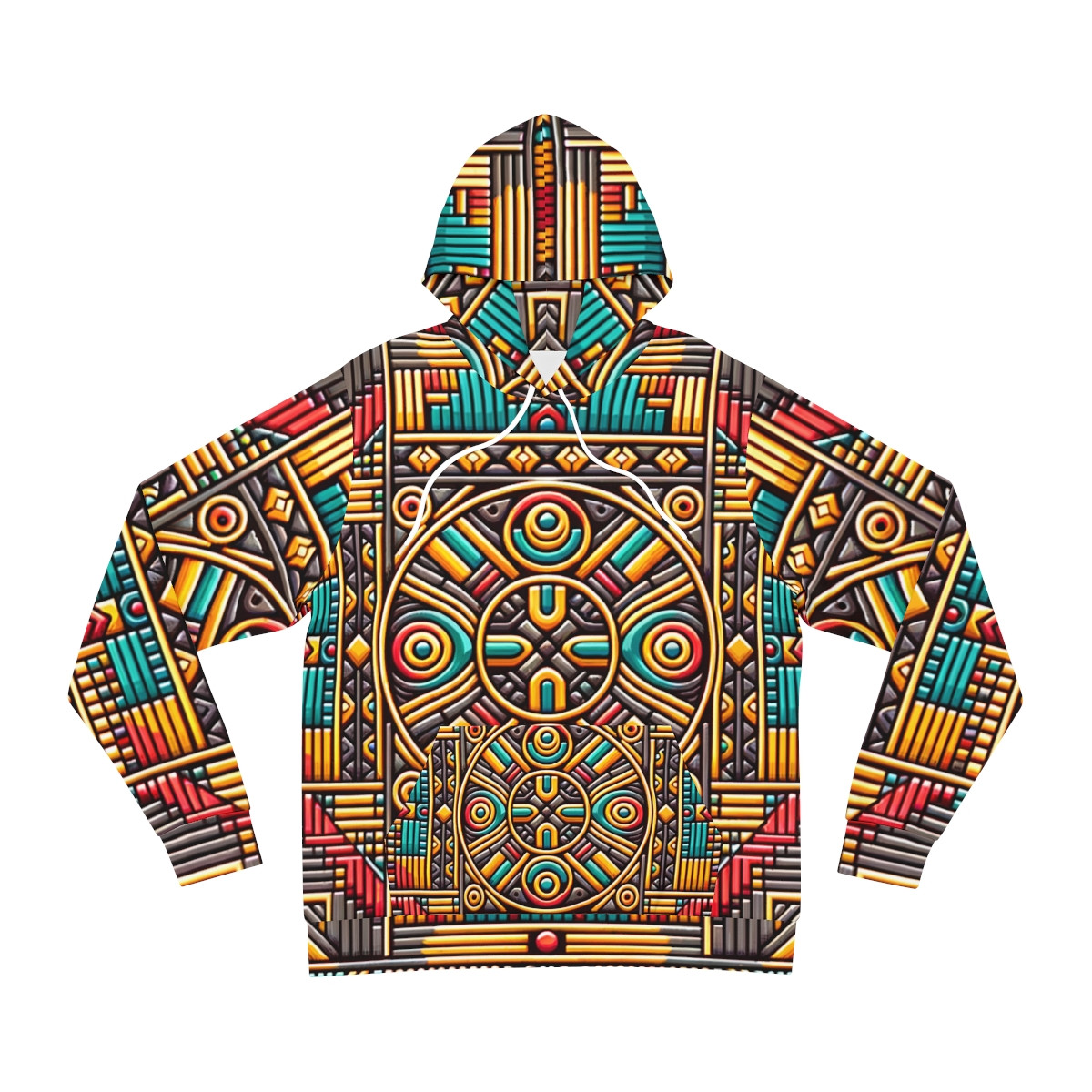 "AfroFusion Vibes Kente Unisex Hoodie"