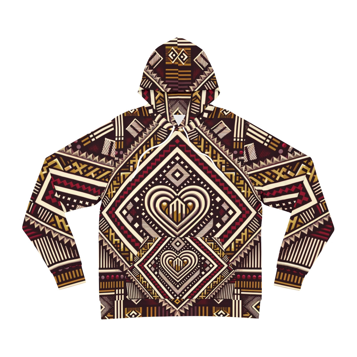 "AfroFusion Kente Allure Unisex Hoodie"