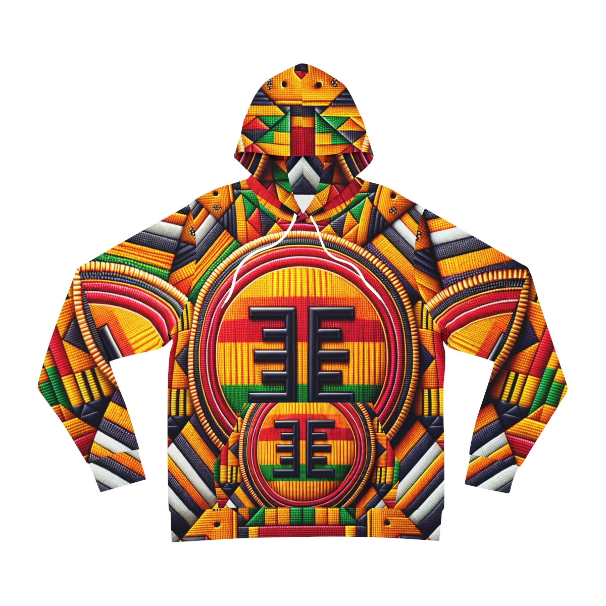 "CultureFusion Kente Kouture Unisex Hoodie"