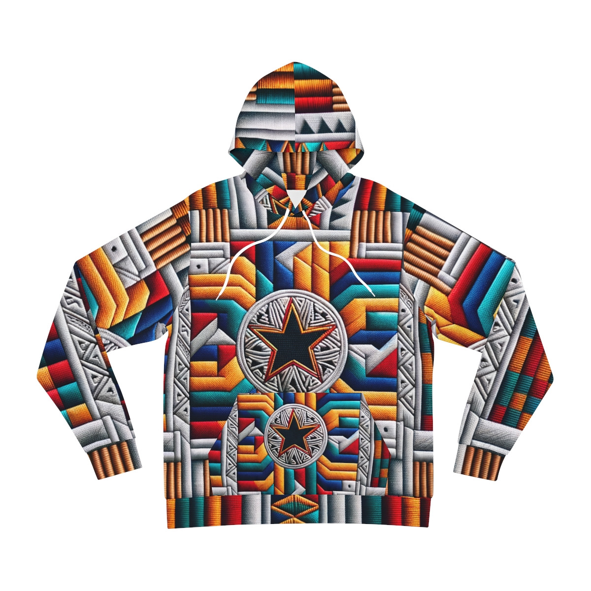 "Kente Harmony Unisex Fashion Hoodie"