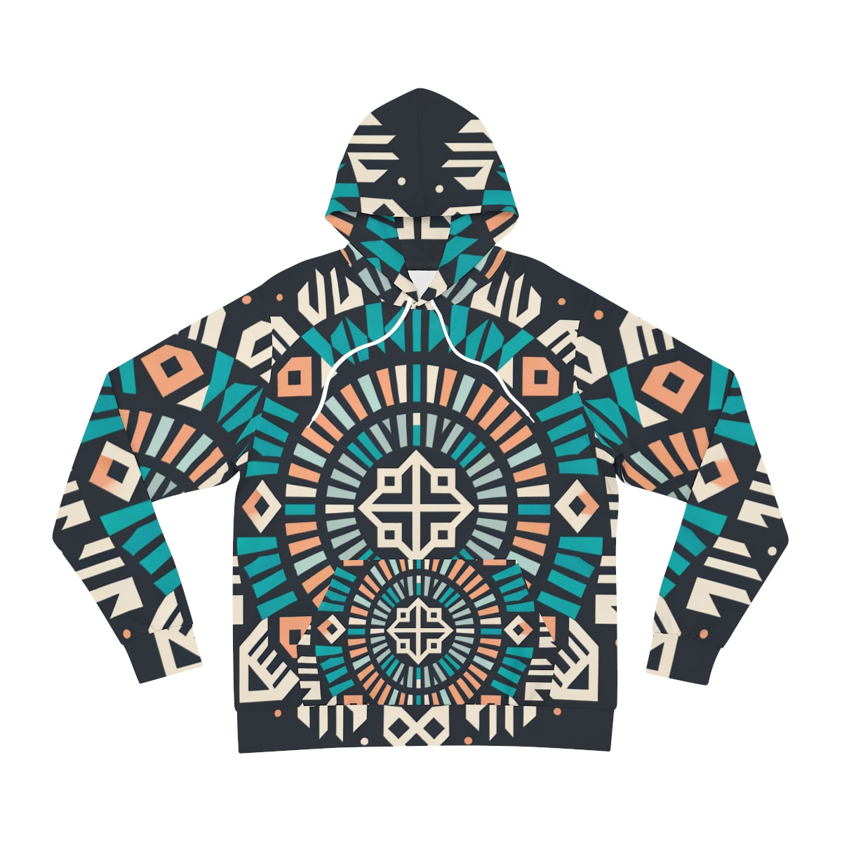 "Kente Kaleidoscope Unisex Fashion Hoodie"