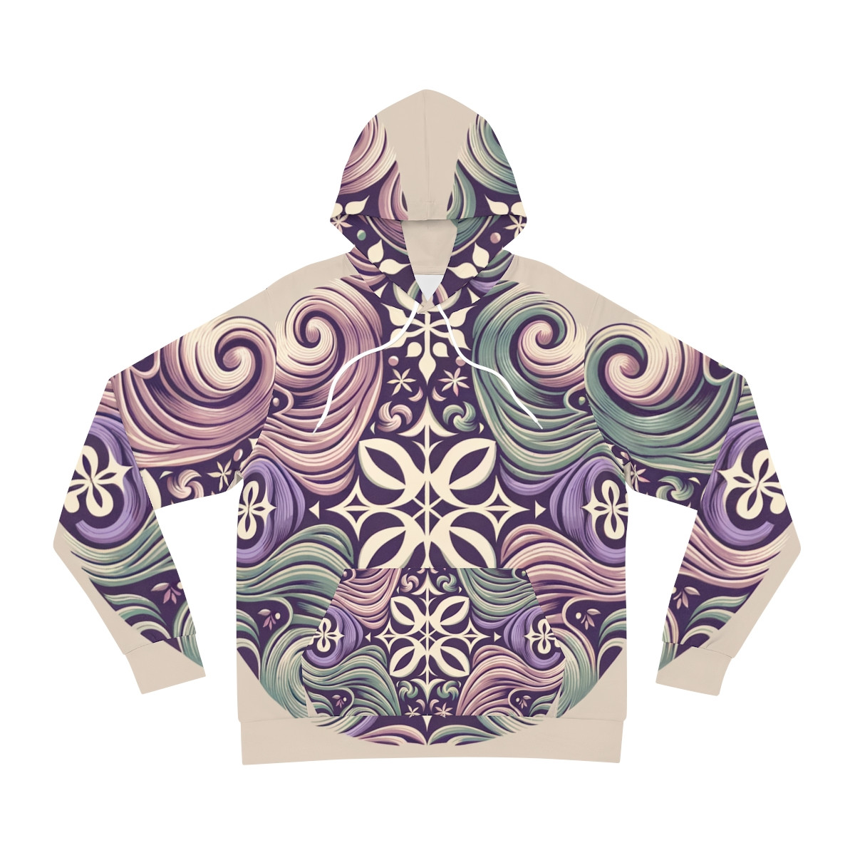 "African Kaleidoscope: Kente Symphony Unisex Fashion Hoodie"