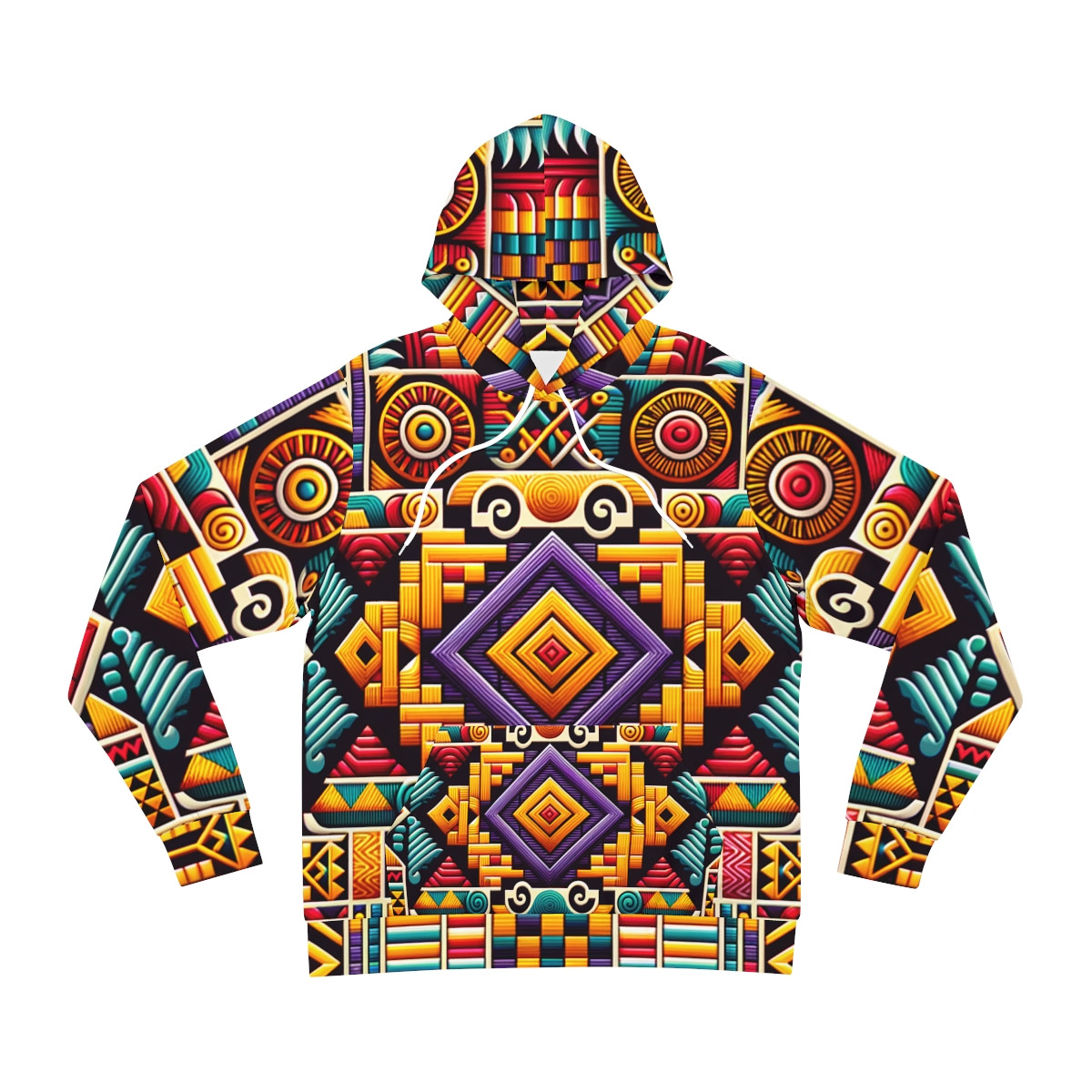 "Kente Kulture Unisex Fusion Hoodie"