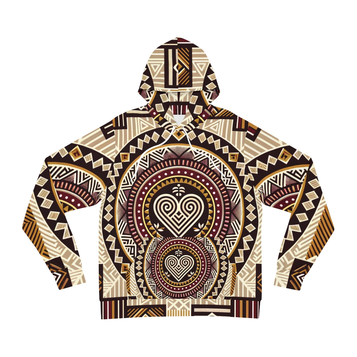 "AfroFusion Kente Unity Hoodie"