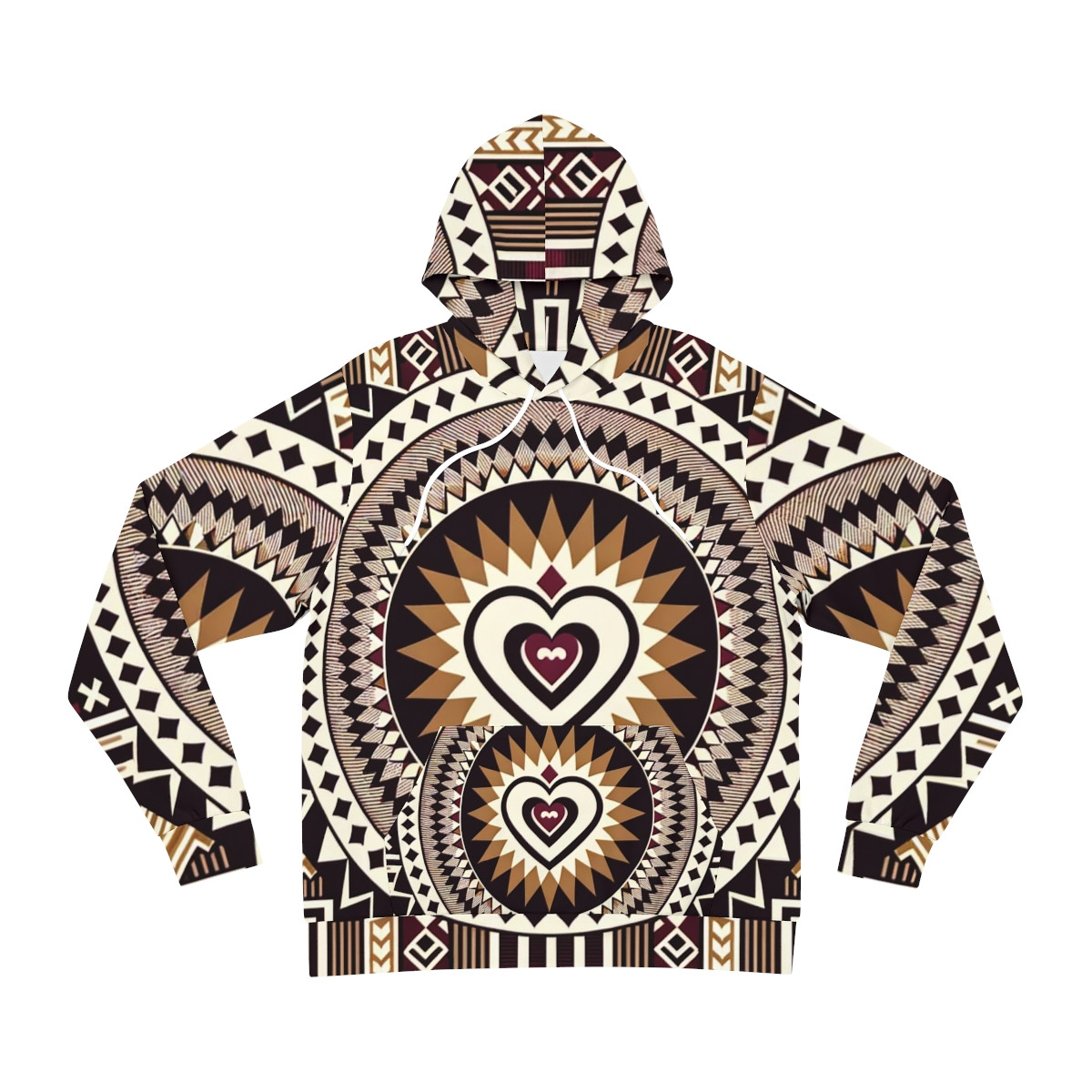 "AfroFusion Kente Cosmopolitan Hoodie"