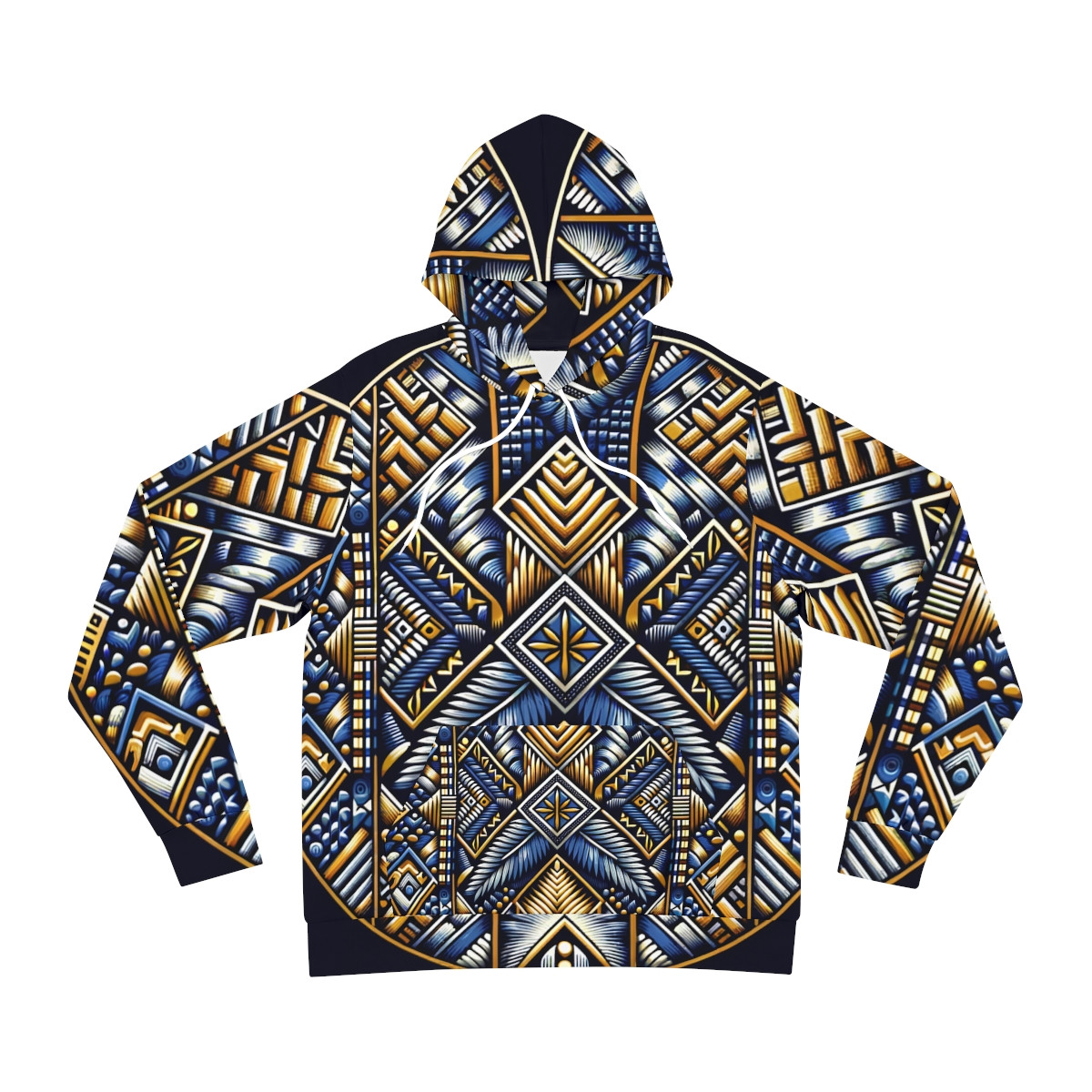 "Kente Kaleidoscope Unisex Hoodie"