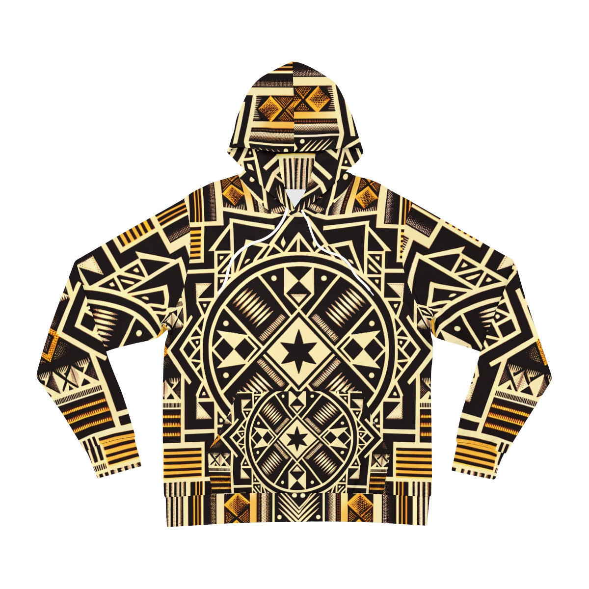 "AfroFusion Kente Unity Hoodie"