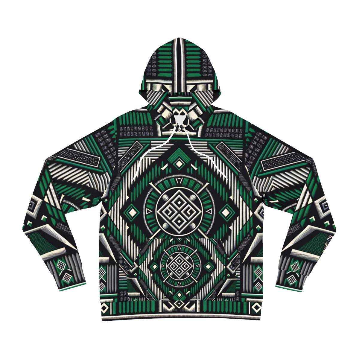 "Kente Kaleidoscope Unisex Fashion Hoodie"