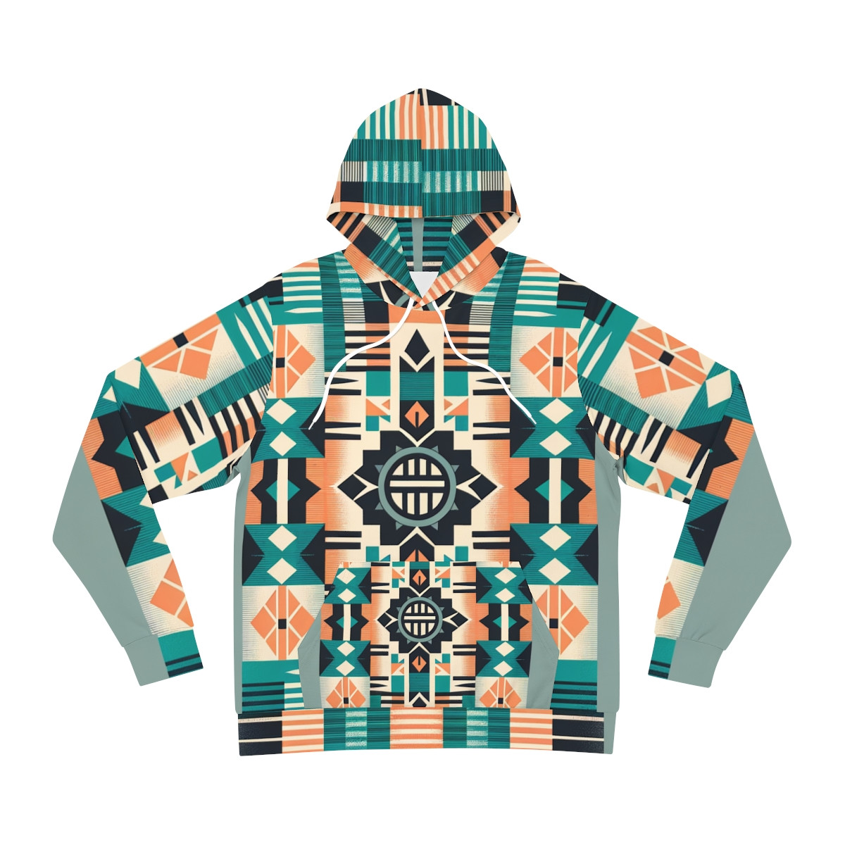 "Cultural Tapestry Unisex Kente Hoodie"