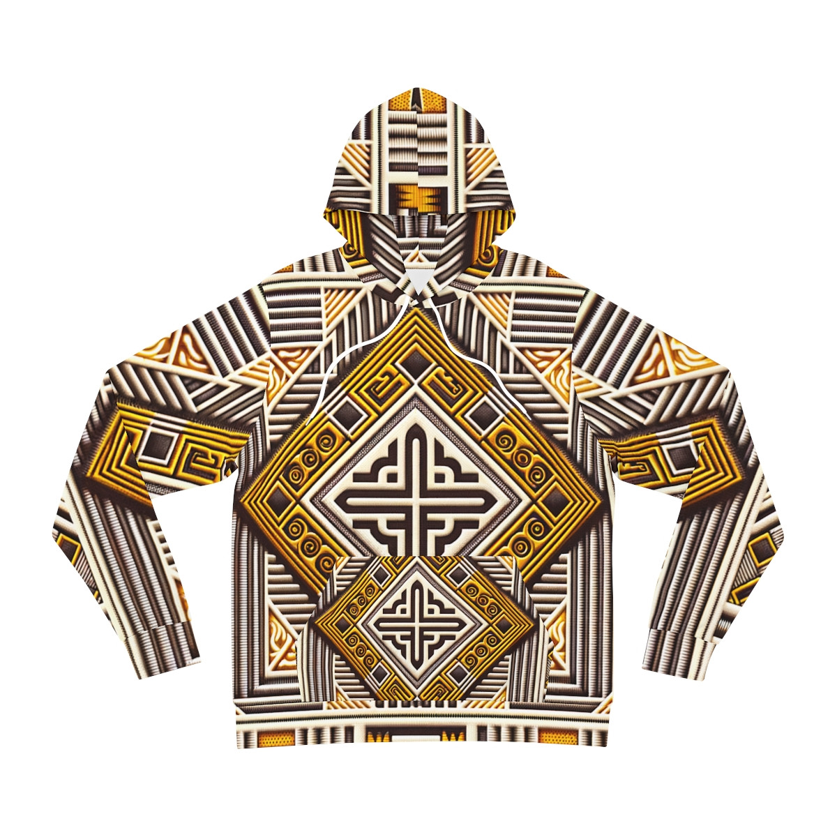 "Kente Kaleidoscope Unisex Fashion Hoodie"