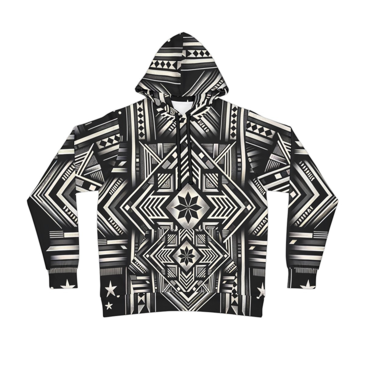 "Unity Kente Fusion Athletic Hoodie"