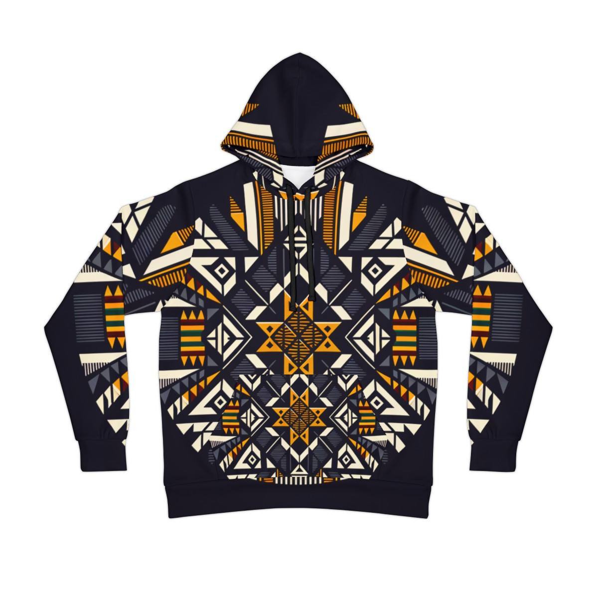 "KenteFusion Unisex Sports Hoodie"