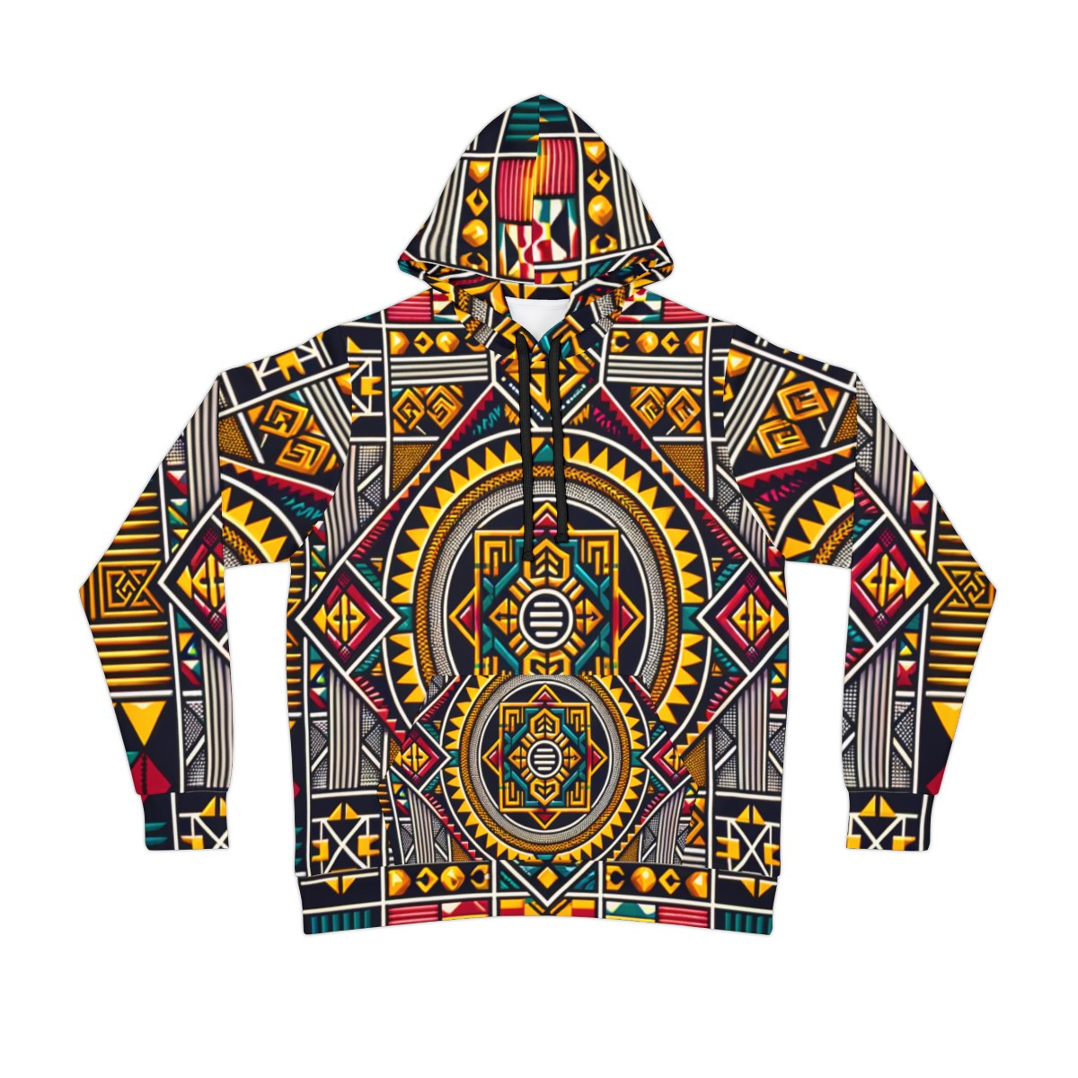 "Tribal Fusion Unisex Kente Athletic Hoodie"