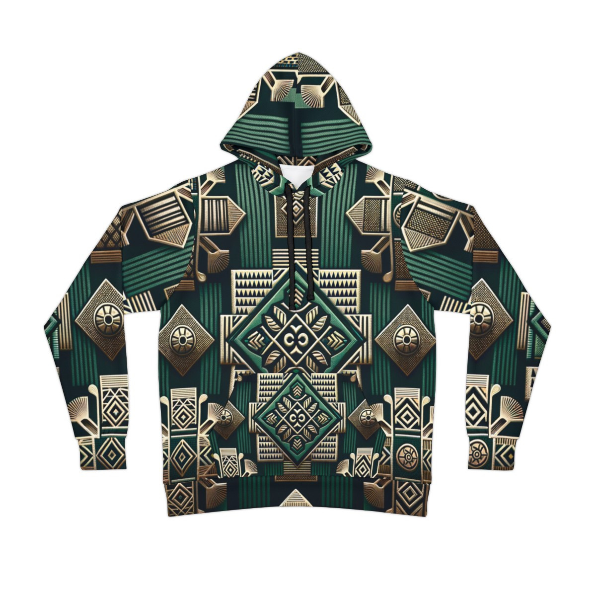 "Kente Fusion Unisex Power Hoodie"