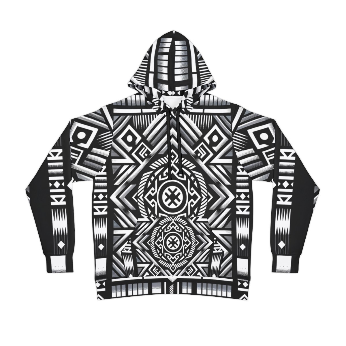"Kente Konnect Unisex Fusion Hoodie"