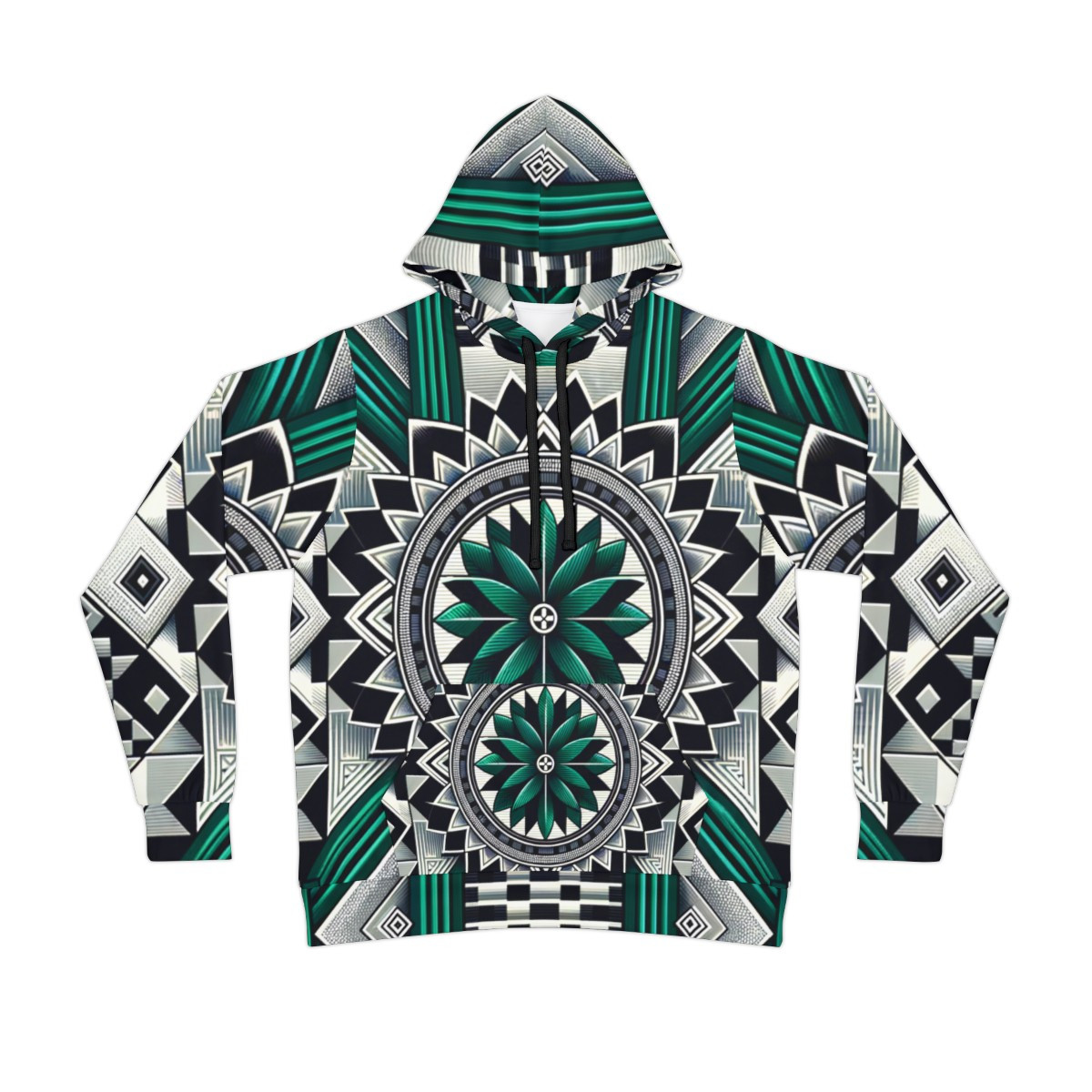 "Kente Fusion Unisex SportLux Hoodie"