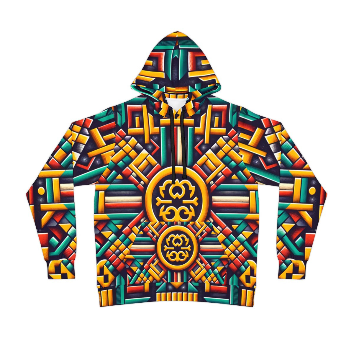"Kente Krossover Unisex Athlete's Hoodie"