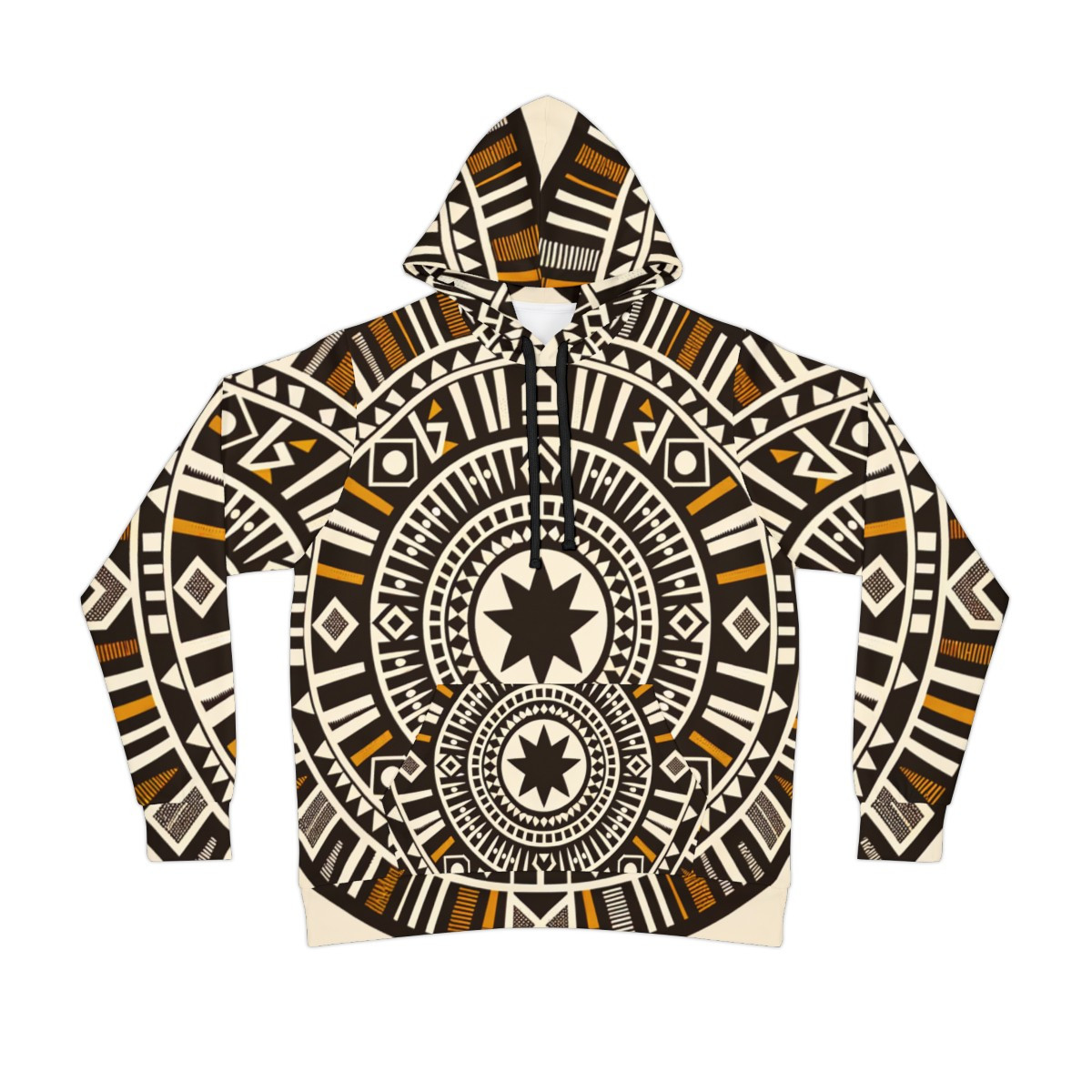 "Kente Kaleidoscope Unisex Athletic Hoodie"