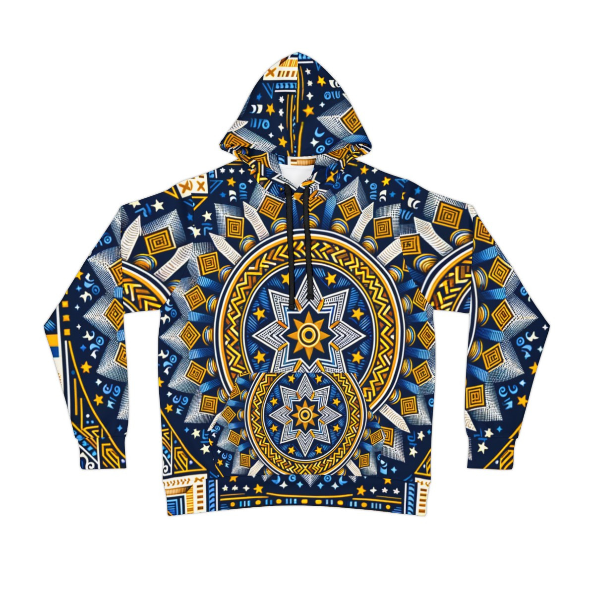 "Unisex KenteFusion Athletic Hoodie"