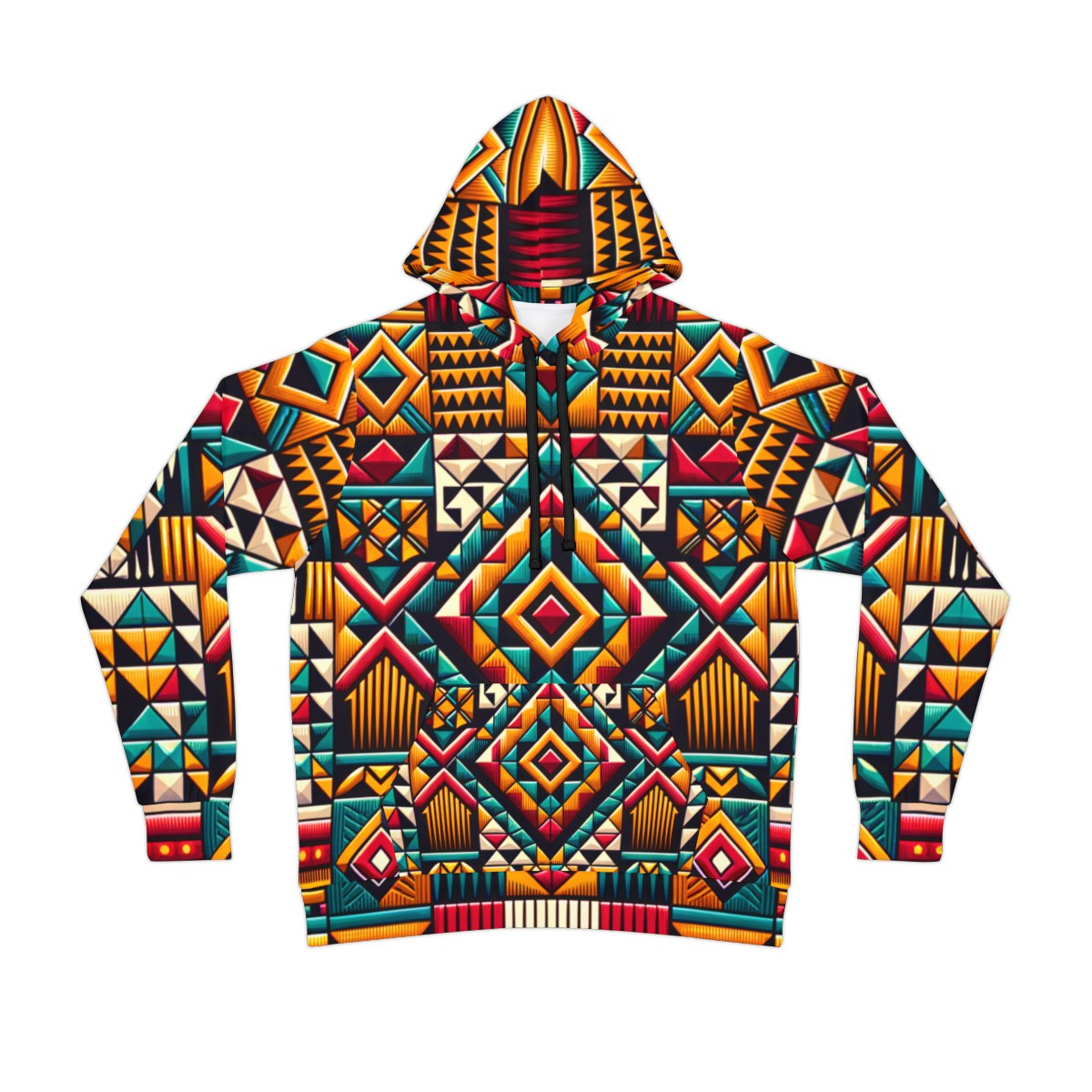 "Heritage Fusion Kente Unisex Sweatsational Hoodie"