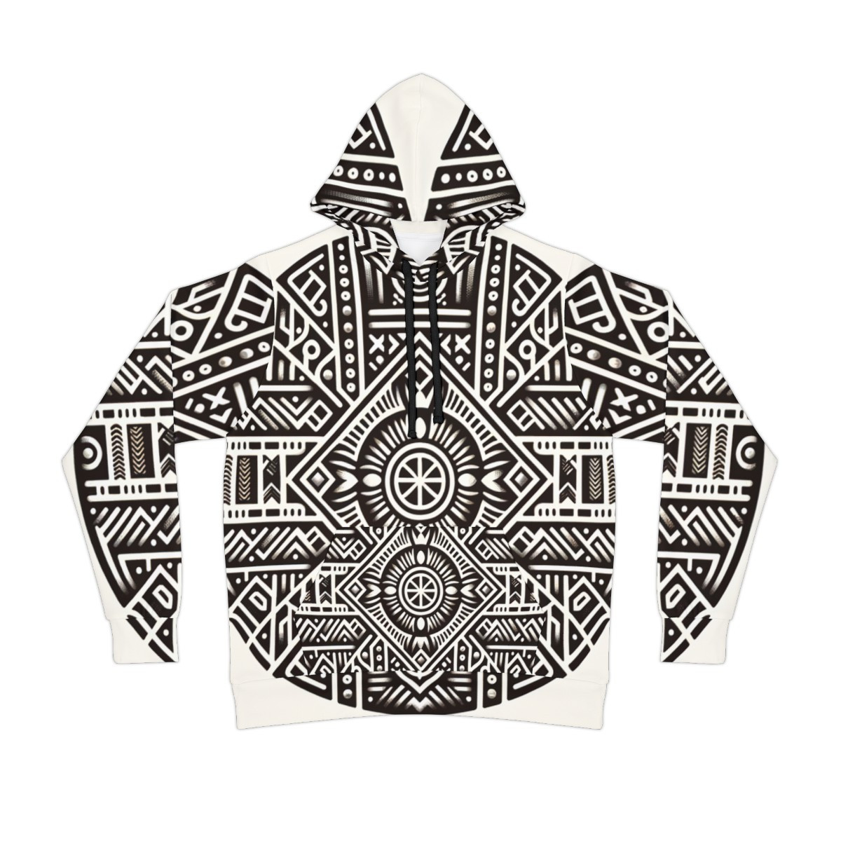 "Global Fusion Kente Kinetic Hoodie"