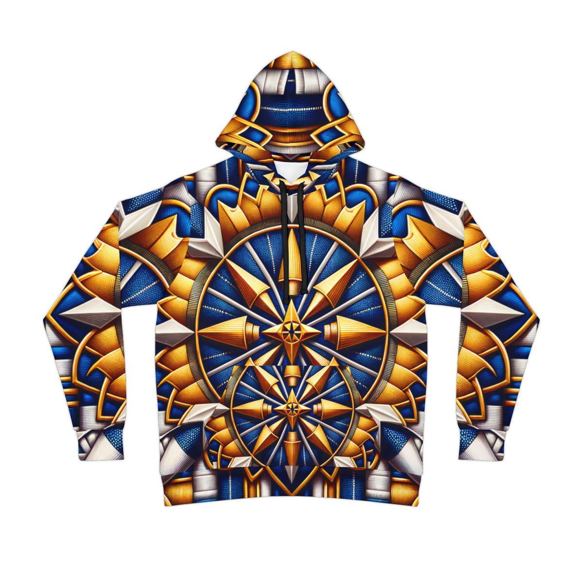 "Kente Kaleidoscope Unisex Performance Hoodie"